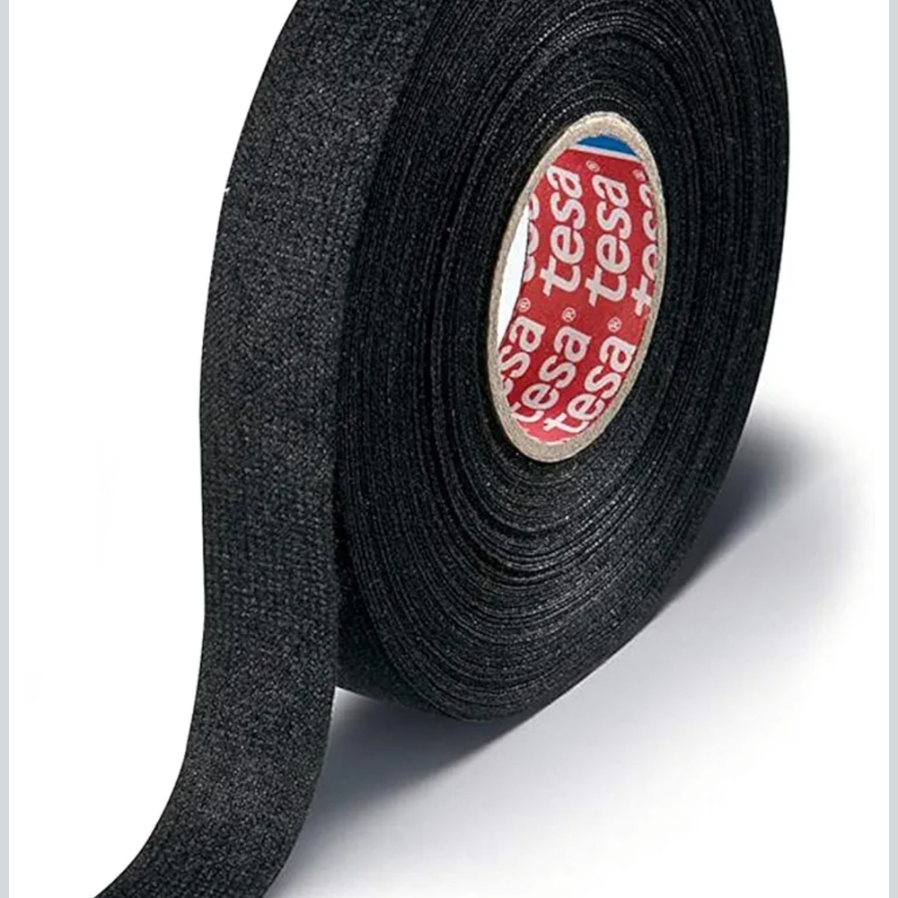 3/4×82 Inch Black Fuzzy Fleece Interior Wire Loom Tape For Euro Autos (37)